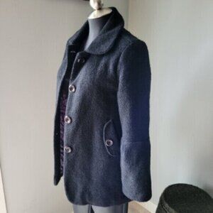 Point Zero Girls Wool Coat Sz 14/16 Youth